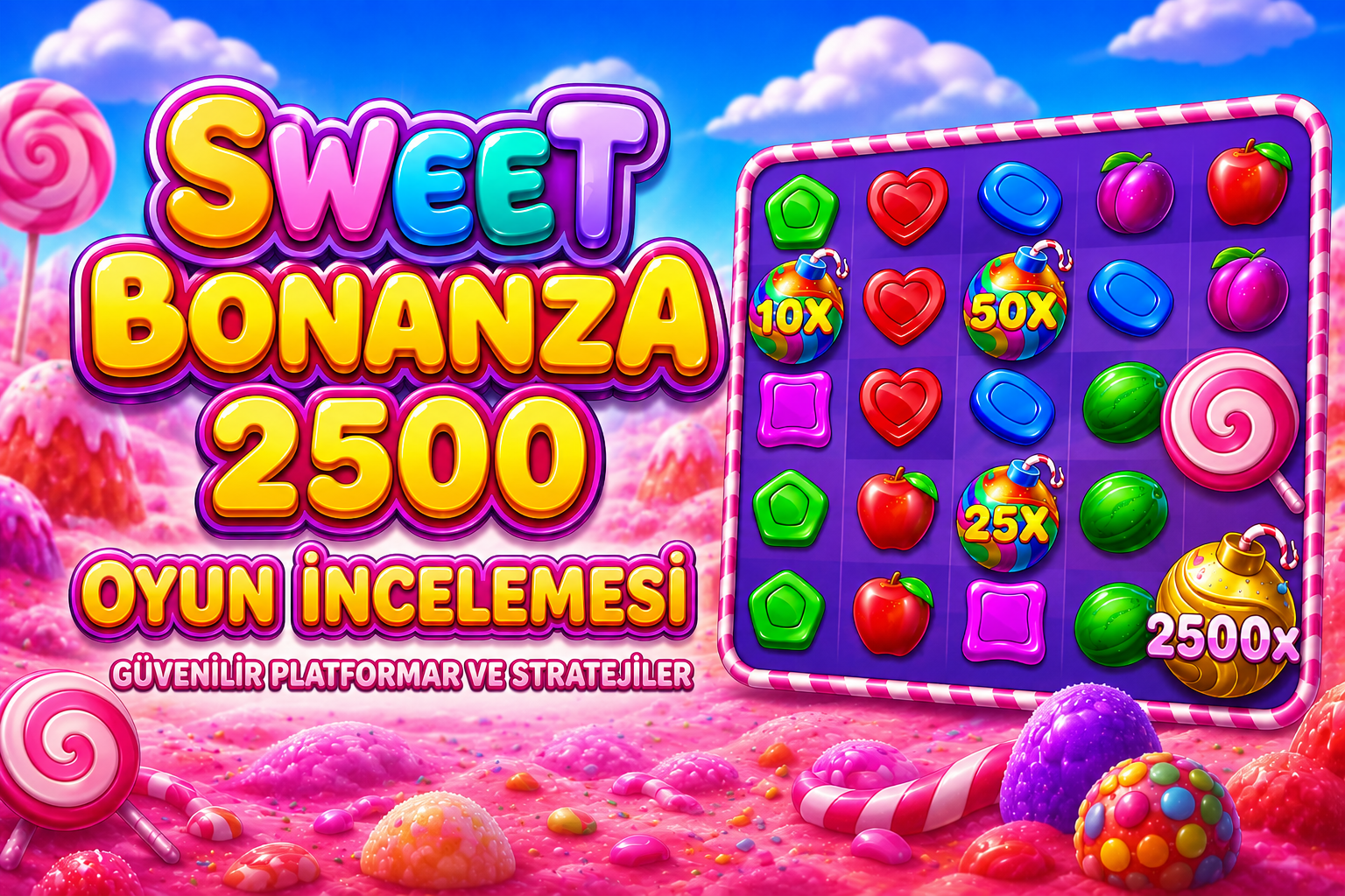 Sweet Bonanza 2500 Oyun İncelemesi: Özellikler, Kazançlar ve Güvenli Oynama Platformları